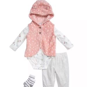 Carter’s baby girl (18 mos) 3 piece woodland set